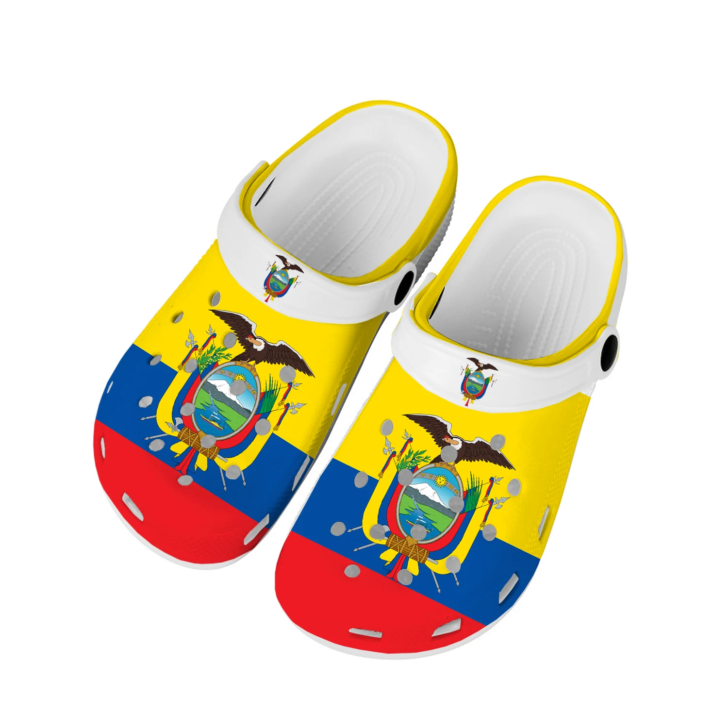 

Ecuador Flag Home Clogs Custom Water Shoes Mens Womens Teenager Ecuador Shoe Garden Clog Breathable Beach Hole Slippers