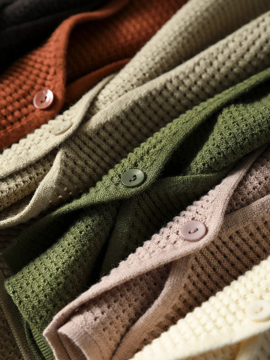 Бархатный свитер YILI с v-образным вырезом и пуговицами Andy жилет женский свободный