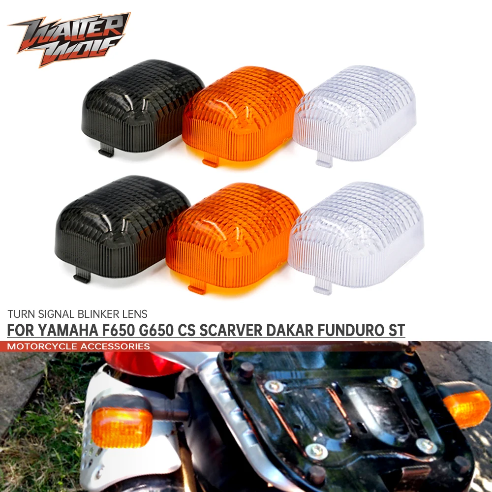 

Turn Signal Light Lens For BMW F650 G650 CS GS Scarver DAKAR Funduro ST Motorcycle Accessories Blinker Indicator Lamp Cover Cap