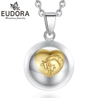 Ожерелье Eudora с подвеской в виде жирафа, матери, ребенка, 20 мм