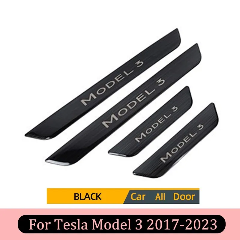 

Защитная полоса для педали Tesla Model Y 3 2017-2023, аксессуары Nerf, бары, подножки, наклейки, декоративный чехол для порога двери