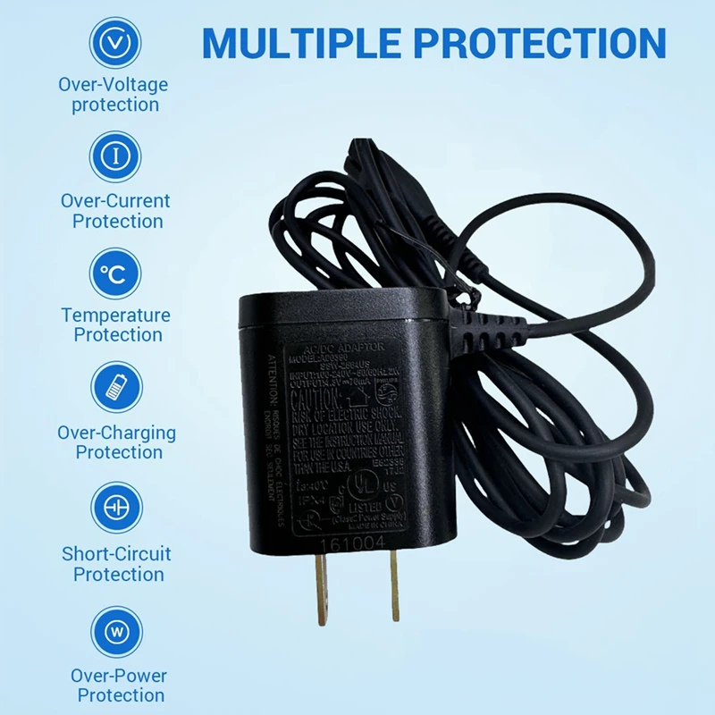 Шнур зарядного устройства A00390 для Norelco RQ312 RQ311 RQ338 S510 S511 S512 S100 S110 S102 адаптер