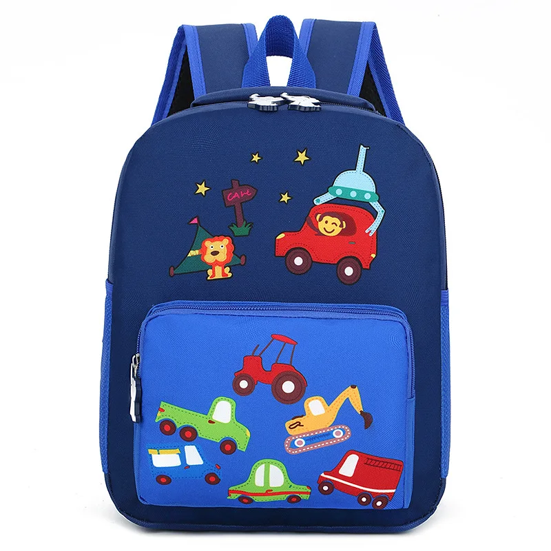 2023 New Fashion Cute Cartoon Animals Toy Car Children's Schoolbag for Kindergarten Boys and Girls Load Reduction Backpacks