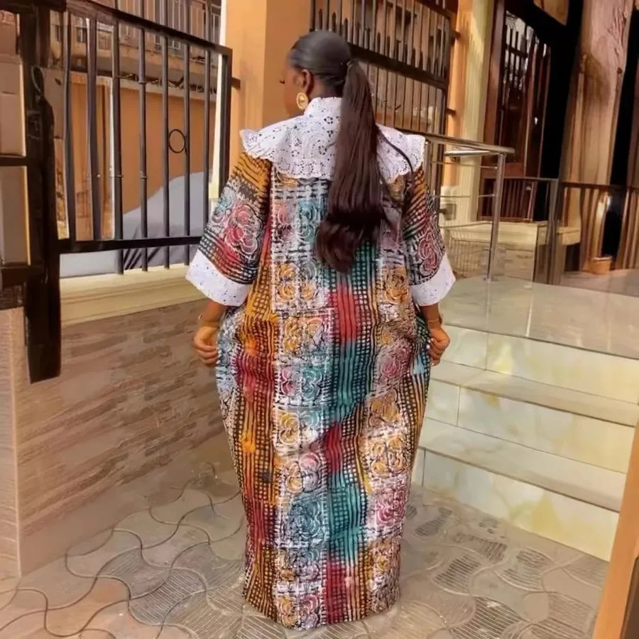 2024 африканское вечернее платье с принтом для женщин большие размеры Дашики