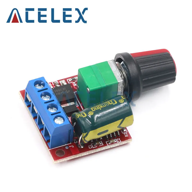 5A 90W PWM 12V Φ Module 4 5 V-35V Регулируемый регулятор скорости переключатель регулятора 24V |