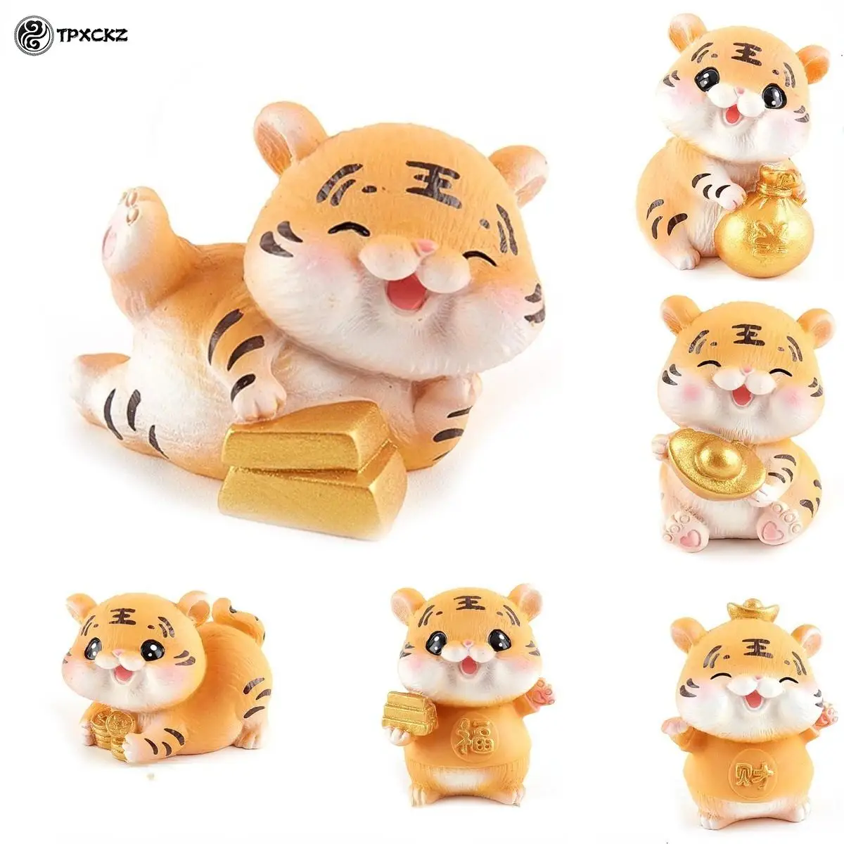 

1 шт., миниатюрная фигурка тигра
