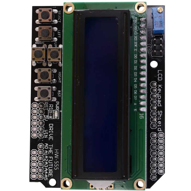 

1 шт. ЖК-экран с клавиатурой Lcd1602 ЖК-дисплей 1602 Модуль дисплей для Arduino Atmega328 Atmega2560 Raspberry Pi Uno синий экран Wavgat