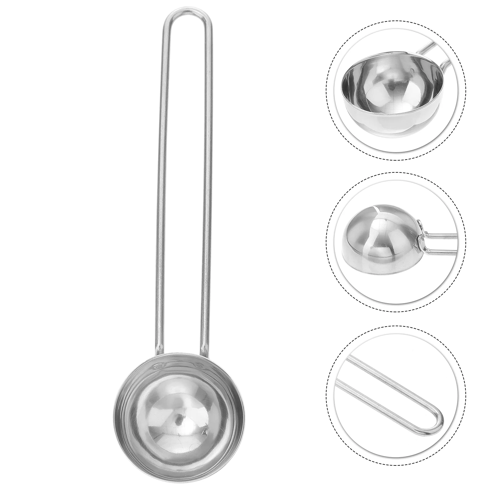 

Portion Serving Spoon Espresso Tools Sauce Ladle Household Tools Spread Spoon Pastry Portioner Scoop