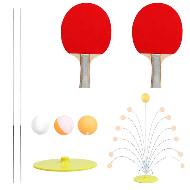 

Набор мячей для понга, весла, портативный мягкий тренажер для настольного тенниса, мячи для пинг-понга, тренировочное устройство для родителей и детей