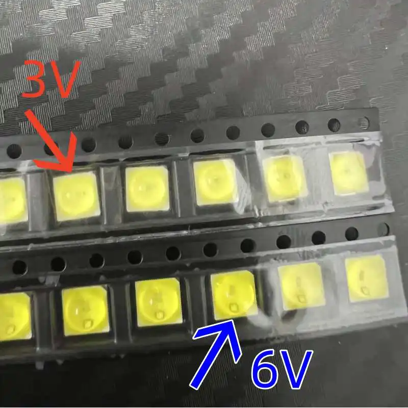 Фото 20 шт. УФ LED ламп для гель-лака, светодиоды SMD5054 5051 5050, УФ LED лампа 1 Вт, диоды 365+395/405 нм для всех УФ-ламп для сушки и ремонта ногтей №4