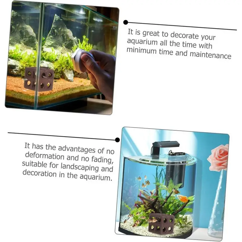 Инновационное украшение для аквариума-магический куб: стильный и веселый вашего