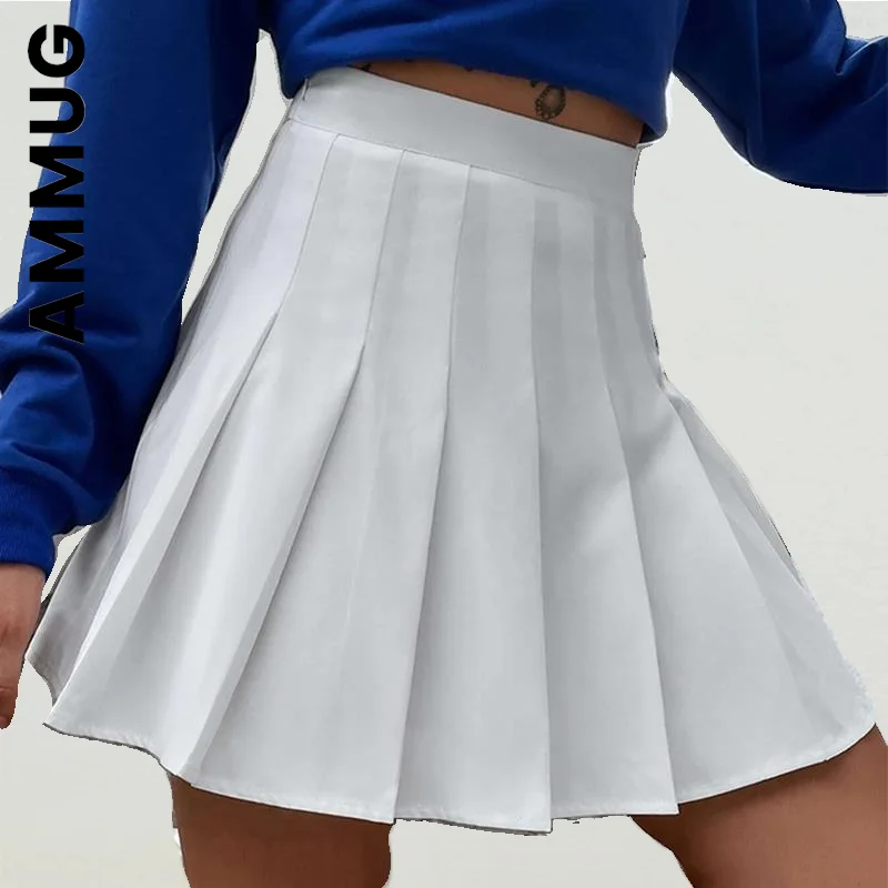 

Ammug Fashion Skirt Skirt Women Elastic Trendy Hip Women's Skirt Vintage Preppy Style Cute Y2k Skirt Chic Female Mujer