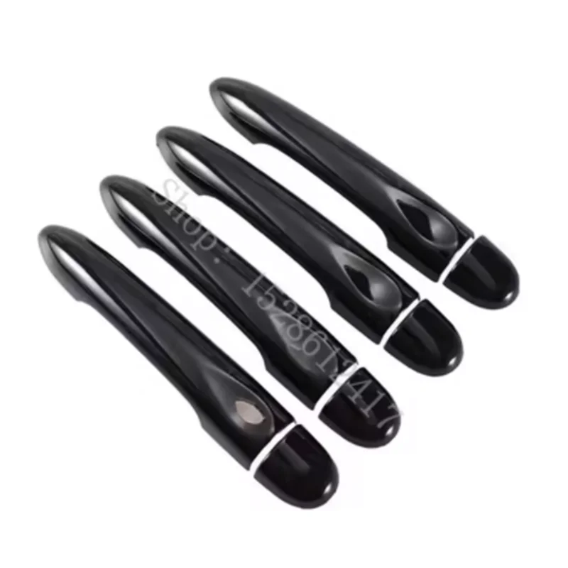 Для Renault Captur Kaptur Samsung QM3 2013-2020 ярко-черная дверная ручка автомобиля накладка