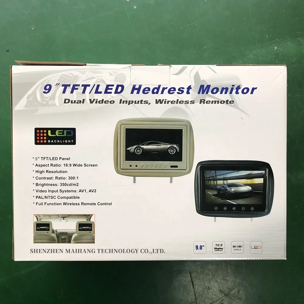 Android автомобильный подголовник монитор радиоплеер автомобильное видео AV IN