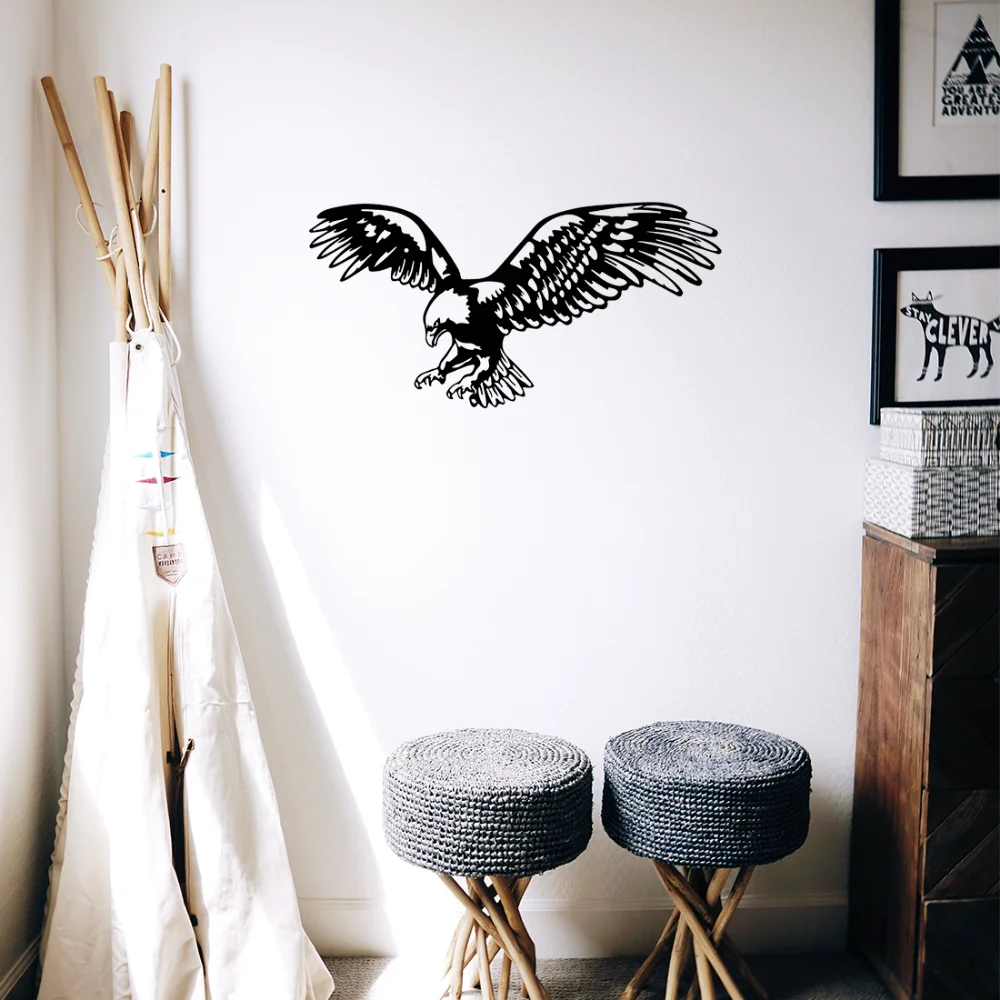 Потрясающий Металлический Домашний Декор Белый Орел Для Гостиной И Двора —