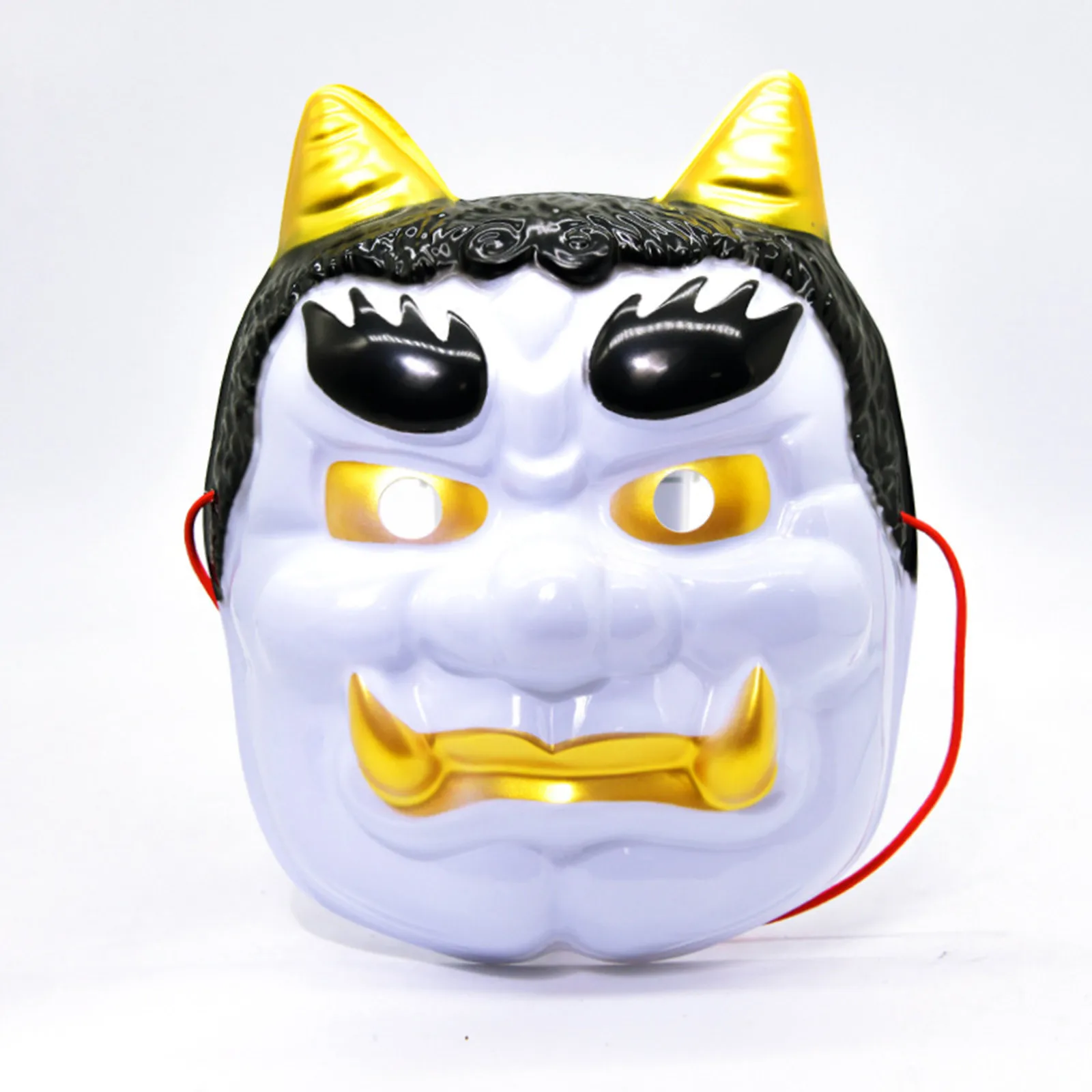 Пластиковая длинная маска Tengu для носа ужасная японского воина Хэллоуина
