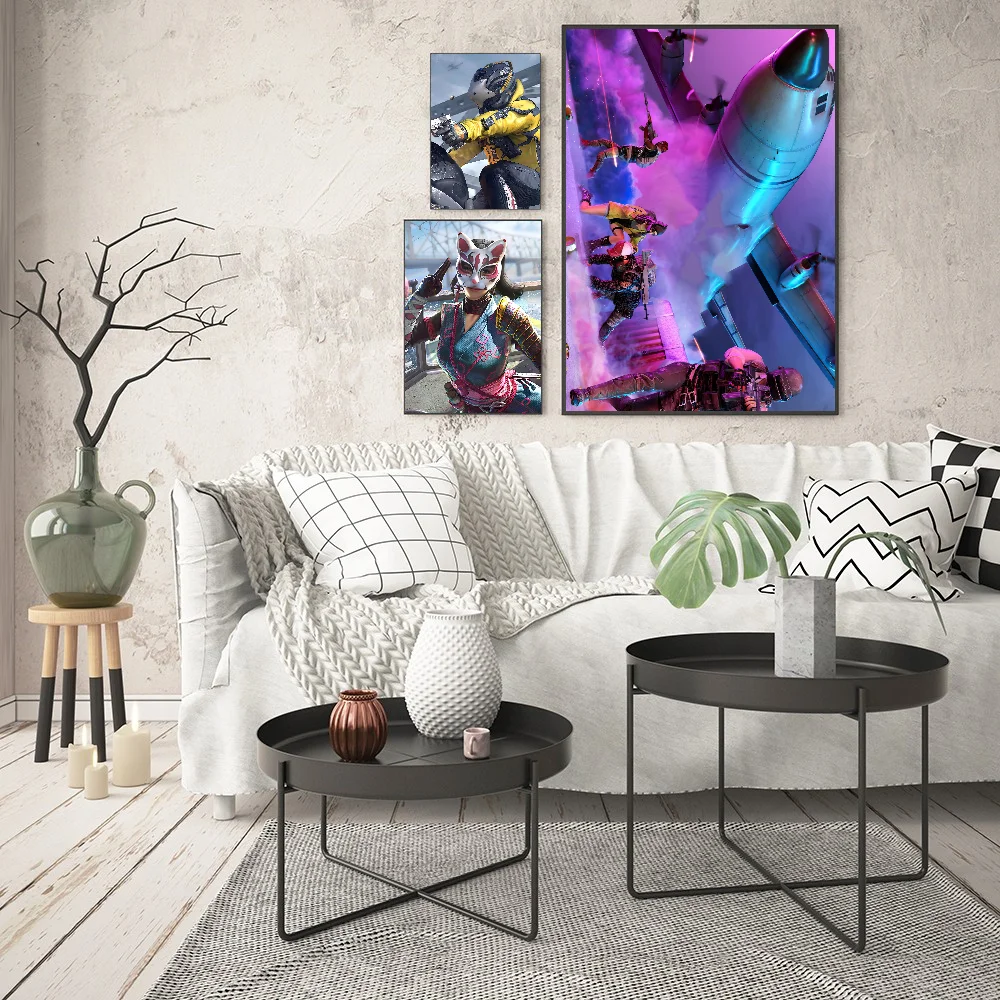 Современный стиль PUBG 3D постер популярный художественный настенный декор для