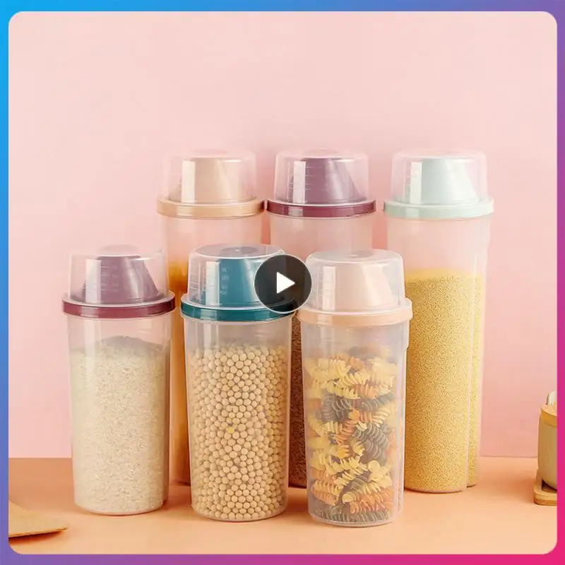 

Grain Sealed Storage Tank High Quality Household Grain Storage Box Small/large Pp Storage Box Household Storage Jar Multipurpose