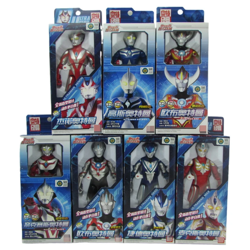 

BANDAI 17.5cm Ultraman Toys Ultraman Cosmos Nexus Orb Max Geed Xenon Action Figures 18 Movable Joints Sound Model Doll Hand Do
