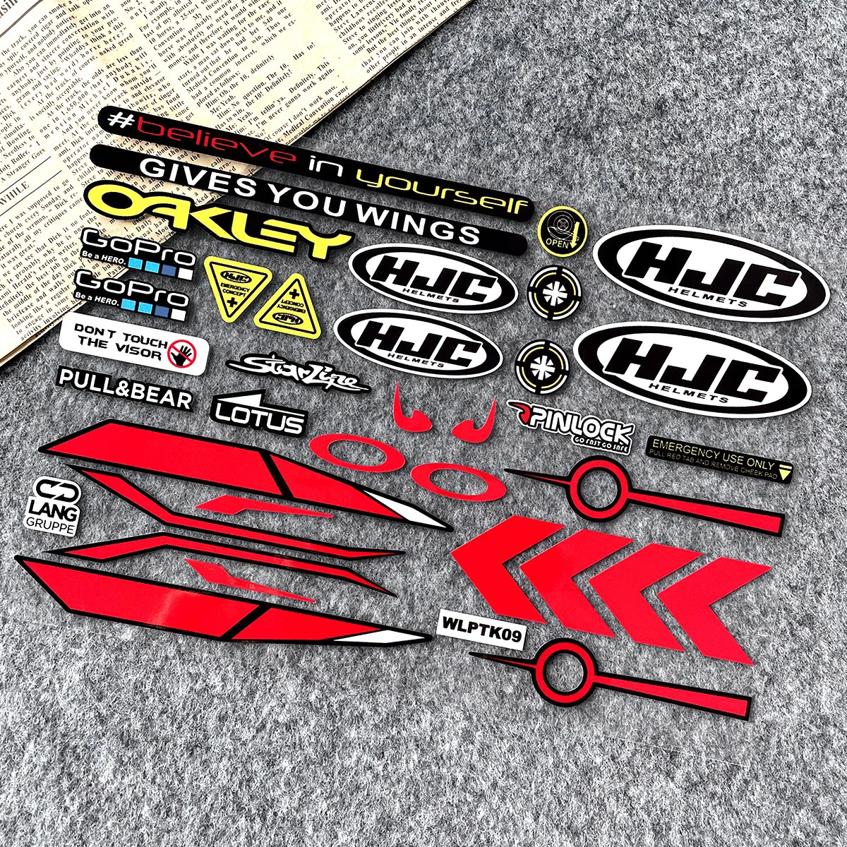 

Наклейка на шлем HJC KTM Yamaha Honda Kawasaki BMW CF MOTO Aprilia Benelli Suzuki Ducati Voge, наклейка на автомобильные аксессуары для мотоциклов