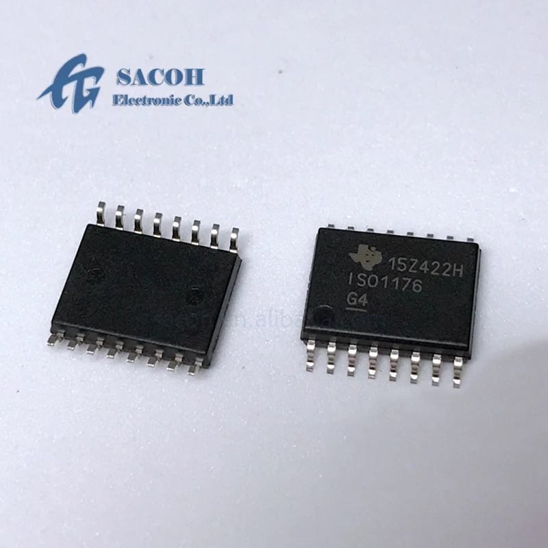 1PCS/lot New OriginaI ISO1176DWRG4 ISO1176DWR ISO1176DW ISO1176 ISO1176TDW SOIC-16 Isolated Profibus RS-485 Transceiver