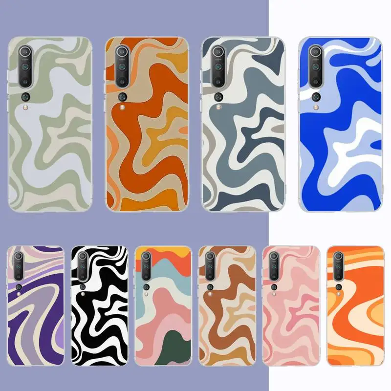 

Liquid Swirl Abstract Pattern in Beige and Sage Green Phone Case for Samsung S21 A10 for Redmi Note 7 9 for Huawei P30Pro Honor