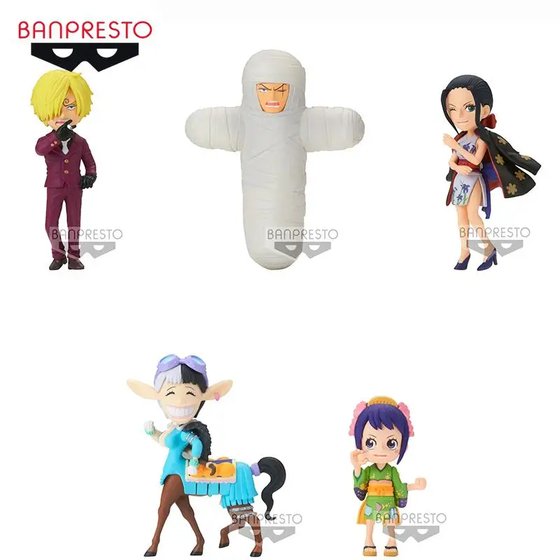 

Pre Order 5PCS Original BANPRESTO ONE PIECE WCF Sanji Zoro Robin O-Tama The Island of Ghosts PVC Anime Figure Action Figures Toy