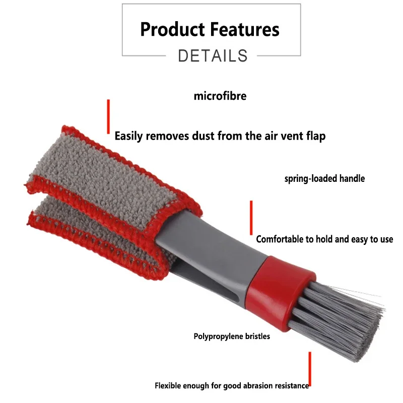 1 шт. щетка для чистки автомобиля инструмент очистки вентиляционных отверстий в