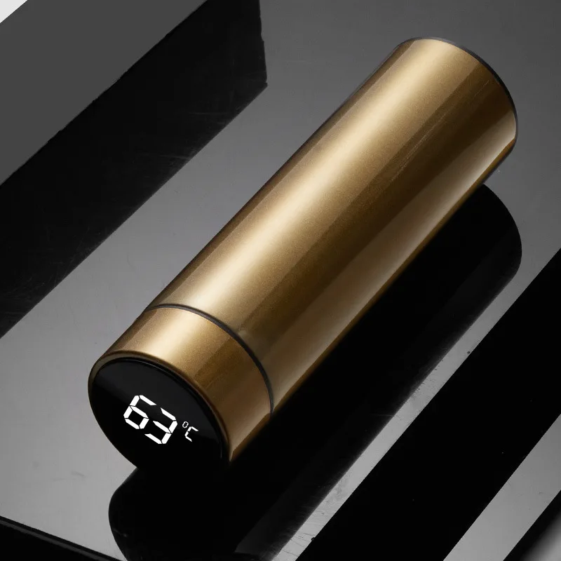 

500ml Thermos Cup Intelligent Temperature Display Heat Preservation Water Bottle Stainless Steel Vacuum Cup Thermos Flask