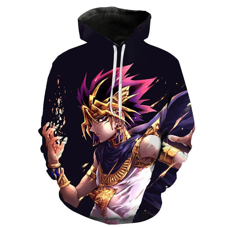 

New Casual Yu Gi Oh Men Women Children Sweatshirts 3D Printed Pullover Hoodies Long Sleeve Boy Girl Kids Streetwear Jacket