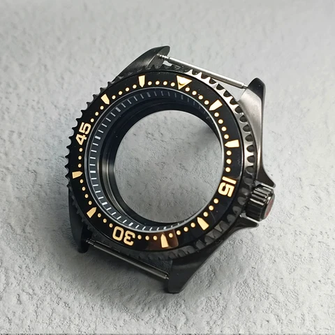 Чехлы для часов Seiko SKX007, прозрачная задняя крышка, подходит для NH35 NH36 7S26 4R, движущийся купол, сапфировое стекло, модный ободок, вставка, Мужская фотография