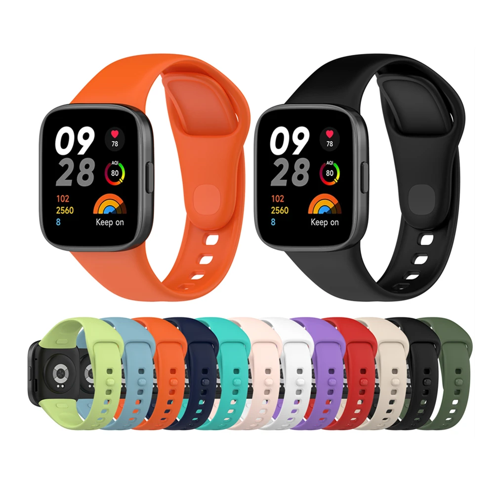 

Силиконовый ремешок для смарт-часов Redmi Watch 3 & Mi Watch Lite 3