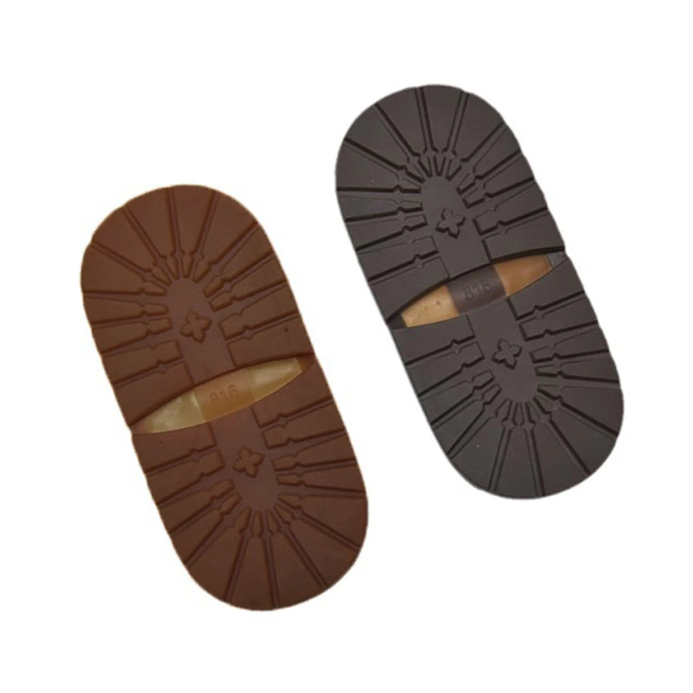 1 пара сменных прочных подошв для обуви классическая резиновая нескользящая