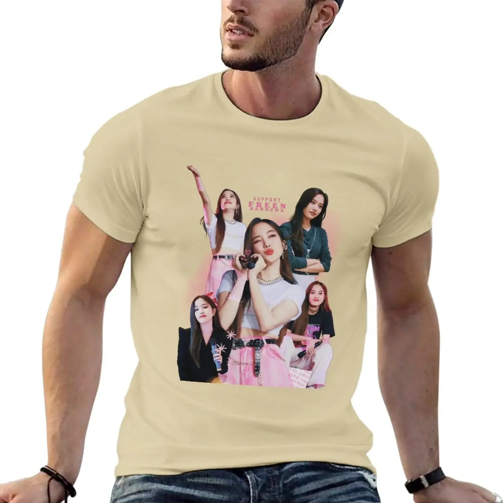 Новая модная индивидуальная дизайнерская футболка большого размера летняя