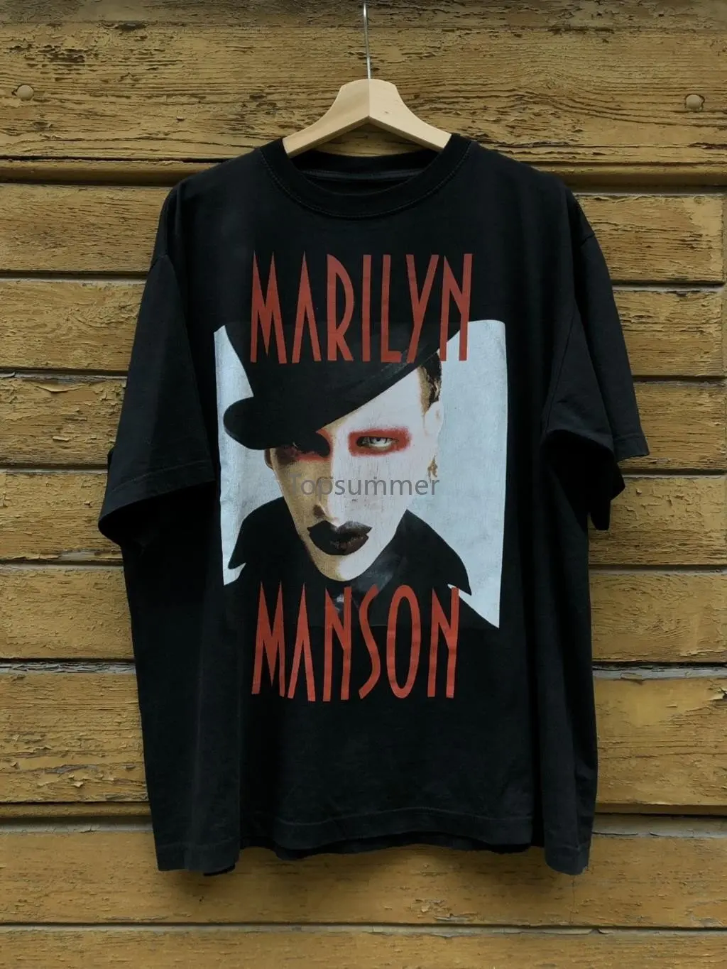 

Men T Shirt Vintage Marilyn Manson T Shirt Xl 90S Rare Design