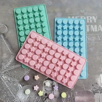 kinds silicone mold dropper grids gummy fondant chocolate candy mould cake baking decorating tools resin art round