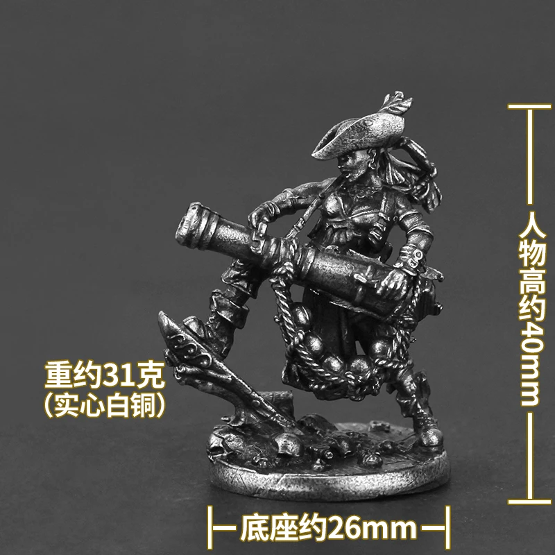 

Мини-статуя пиратского истребителя из латуни