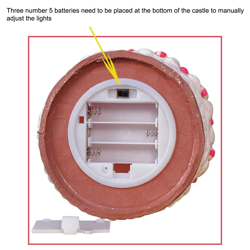 Рождественское украшение светящаяся глина подвеска в виде конфетного дерева