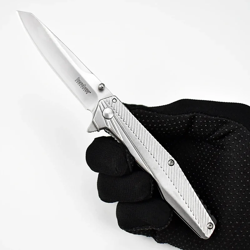 

Kershaw 1368 Tactical Pocket Knife Full Stainless Steel Outdoor Folding Knife Edc Survival Self Defense Camping Hunting Knives