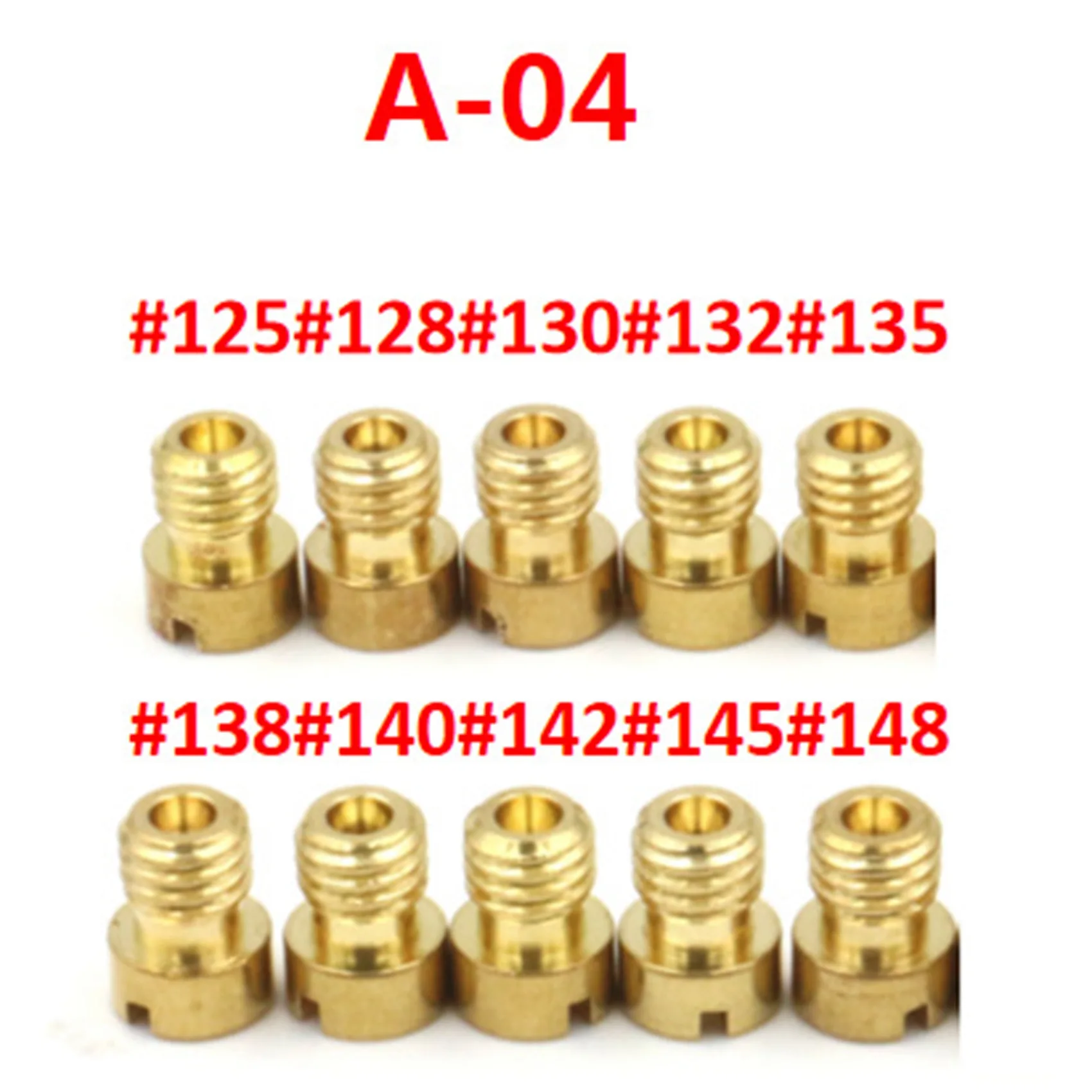 10 шт. подходящие для главного распылителя скутера ковш PE24/26/27/30 Halma CG-125 Nibi