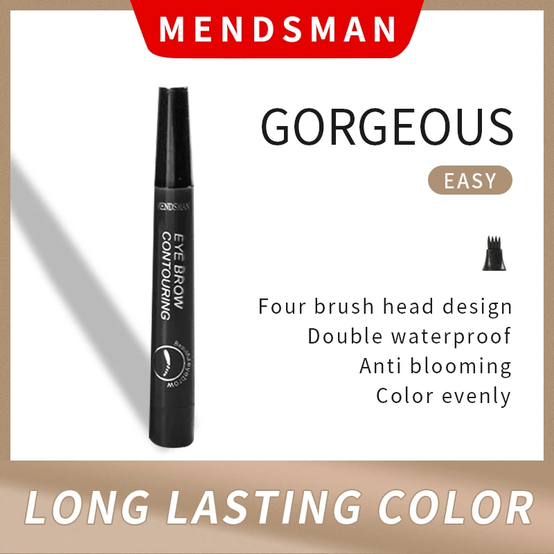 

Four Fork Eyebrow Pencil Root Clear Wild Simulation Four Head Water Eyebrow Pencil Waterproof Liquid Eyebrow Pencil