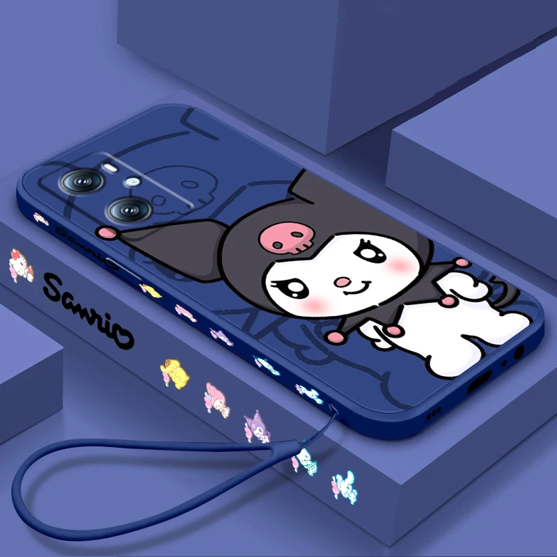 Жидкий левый канат Cinnamoroll Kuromi Sanrio для OPPO Find X6 X5 X3 A98 A96 A94 A93 A77 A76 A74 A72 A57 A53 A16