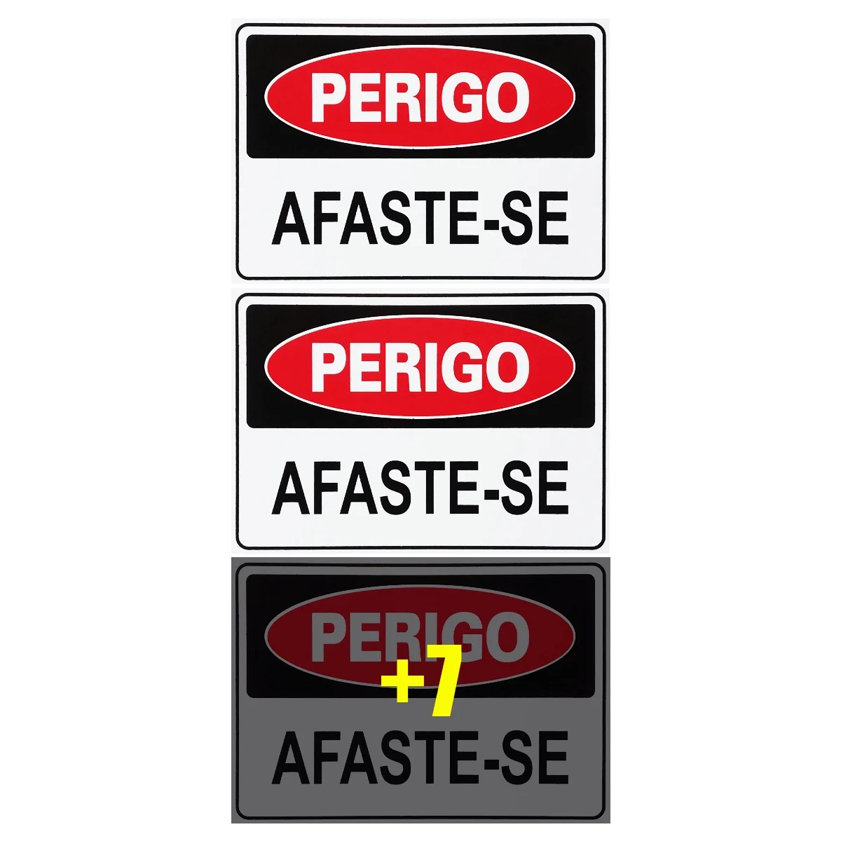 

Combo 10 Signs Danger Away 30x20 Access-S-218/1 F9e