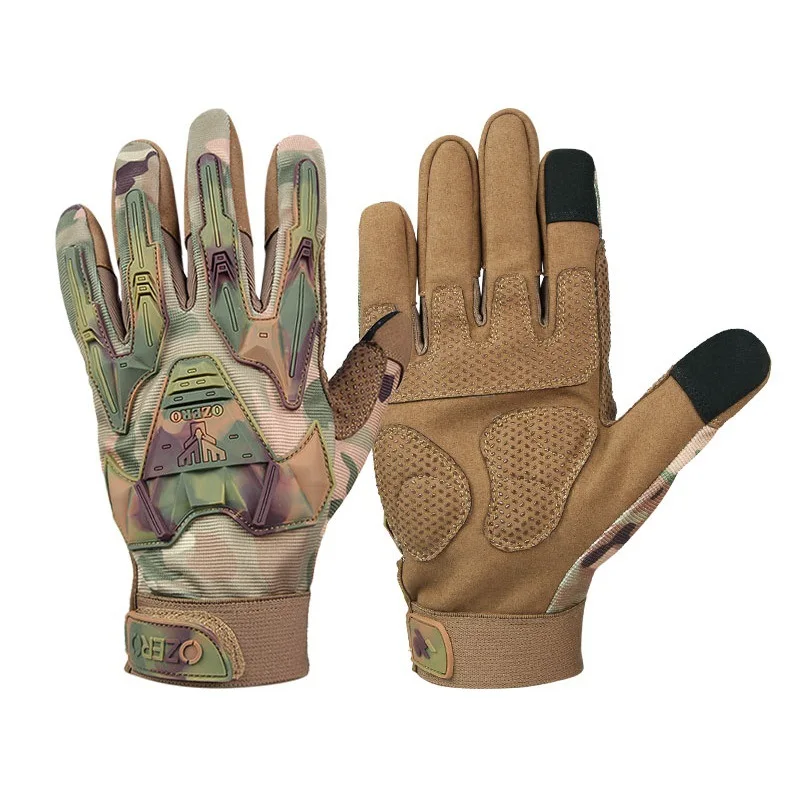 

Tactical Gloves Camo Military Army Cycling Glove Sport Climbing Paintball Shooting Hunting Riding Ski Full Finger Mittens Men