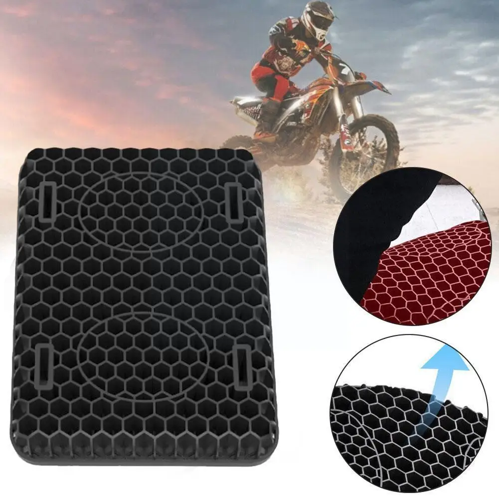 

TPE Soft Rubber Motorcycle Seat Cushion Comfortable Shock-Absorbing Anti-Slip Breathable Portable High-Temperature-Resistan R3H5