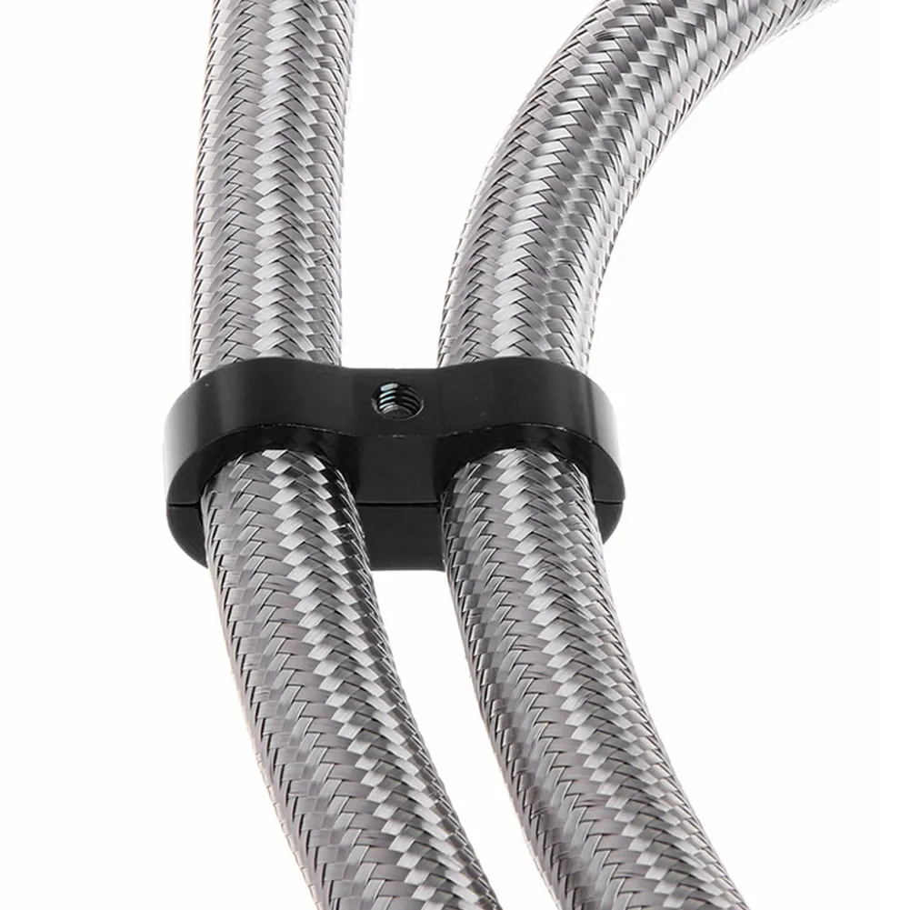 

Hose Separator Clamp 8-AN Adapter Bracket Adapter52mm Long Aluminum Alloy