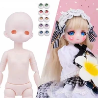 diy 30cm doll 2d doll anime face makeup doll white skin 22 joint princess doll lol doll beautiful girl doll toy gift