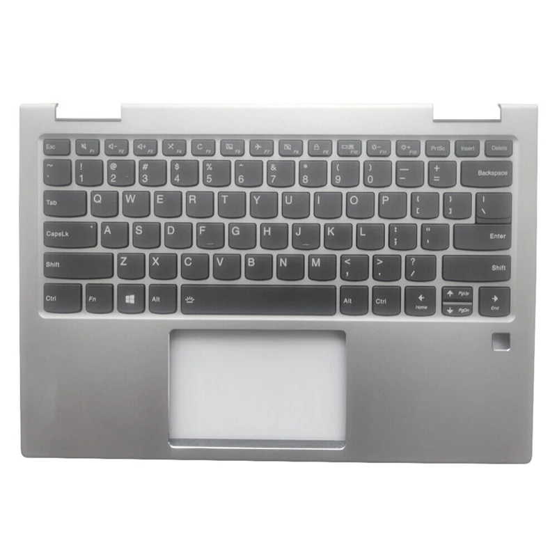 

1 шт. Клавиатура для ноутбука Lenovo Yoga 730-13IKB, верхний чехол для рук 5CB0Q95936, серебристый