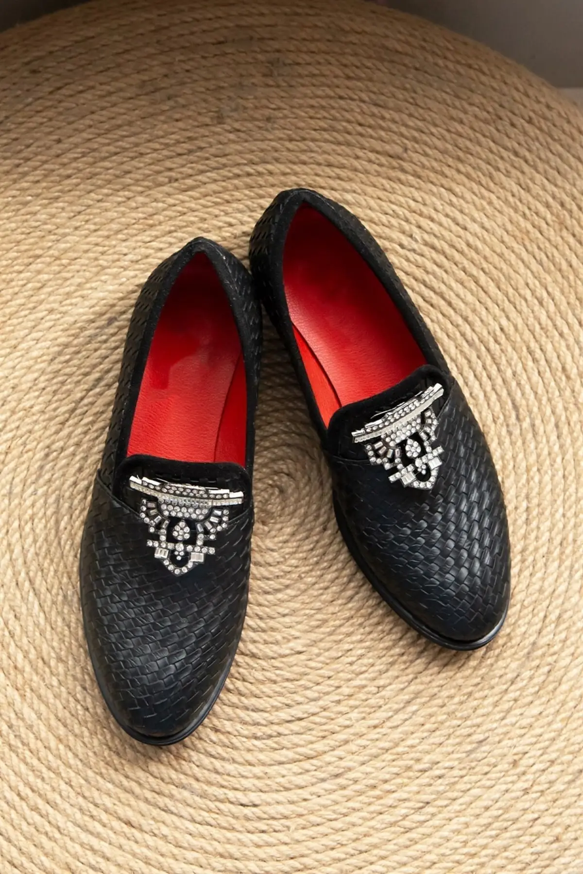 

Women Flats Shoes Lora Black Knit Skin Fashion Flats For Ladies Casual Shoes Elegant Flat Summer Footwear