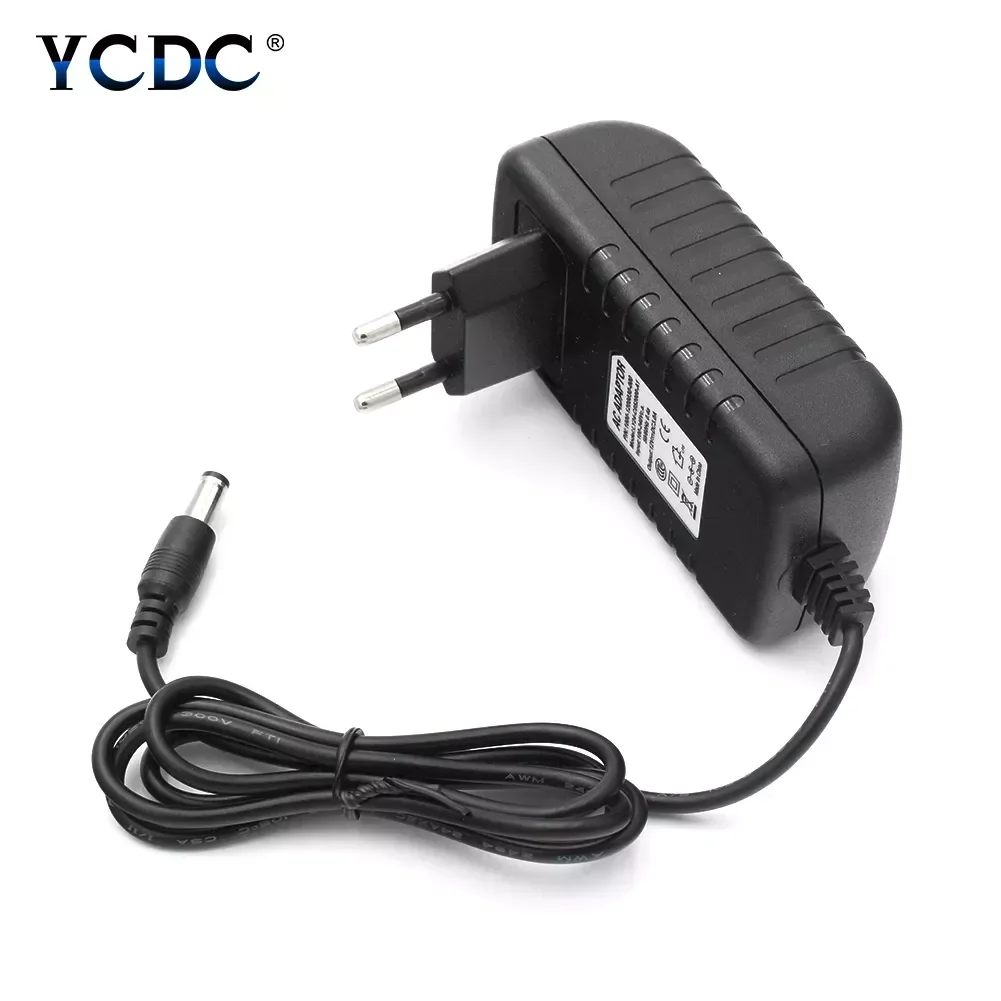 

NEW2023 AC 100-240V DC 12V 3A Converter power Adapter Charger Power Supply 12 V Volt 5.5x2.1mm for LED light strips EVD CCTV